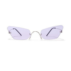 Cat Eye Rimless Sunglasses
