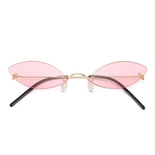 Load image into Gallery viewer, Rimless Small Cat Eye Sunglasses