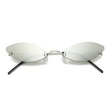 Load image into Gallery viewer, Rimless Small Cat Eye Sunglasses