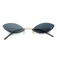 Load image into Gallery viewer, Rimless Small Cat Eye Sunglasses