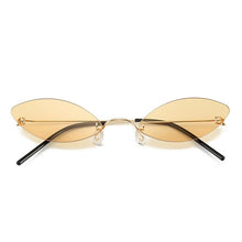 Load image into Gallery viewer, Rimless Small Cat Eye Sunglasses