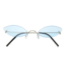 Load image into Gallery viewer, Rimless Small Cat Eye Sunglasses