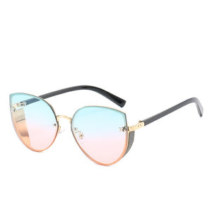 Brand Design Punk Lady Sunglasses