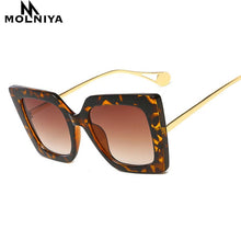 Load image into Gallery viewer, Cat Eye Leopard Sunglasses