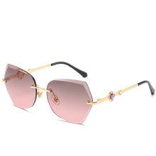 Load image into Gallery viewer, Rimless Cat Eye Sunglasses