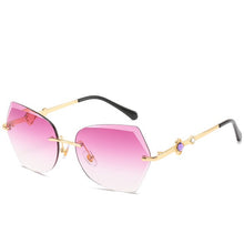 Load image into Gallery viewer, Rimless Cat Eye Sunglasses