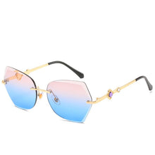 Load image into Gallery viewer, Rimless Cat Eye Sunglasses